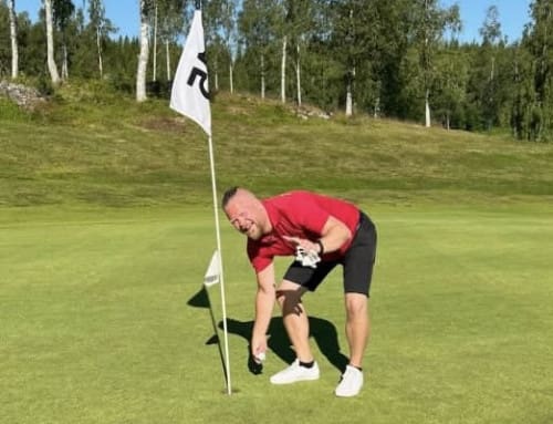 Hole in One av Thomas Bergström på hål 15