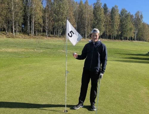 Hole in One av Walter Stoltz på hål 5